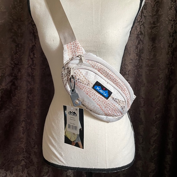 Kavu Cotton Canvas Spectator Belt / Sling Bag H20 Resistant NWT - Picture 2 of 10